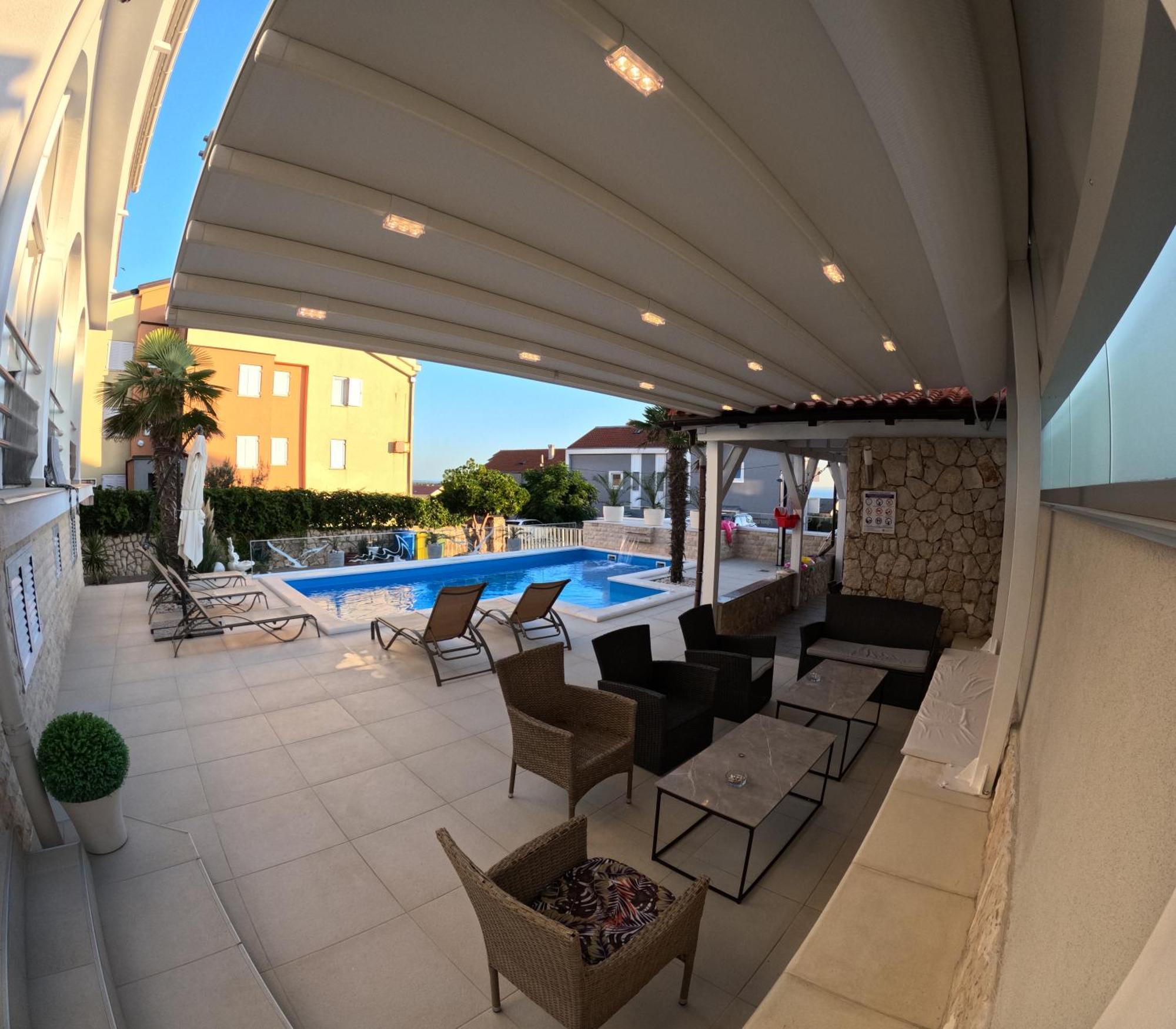 Apartments Sun Dance With Heated Pool Novalja Luaran gambar